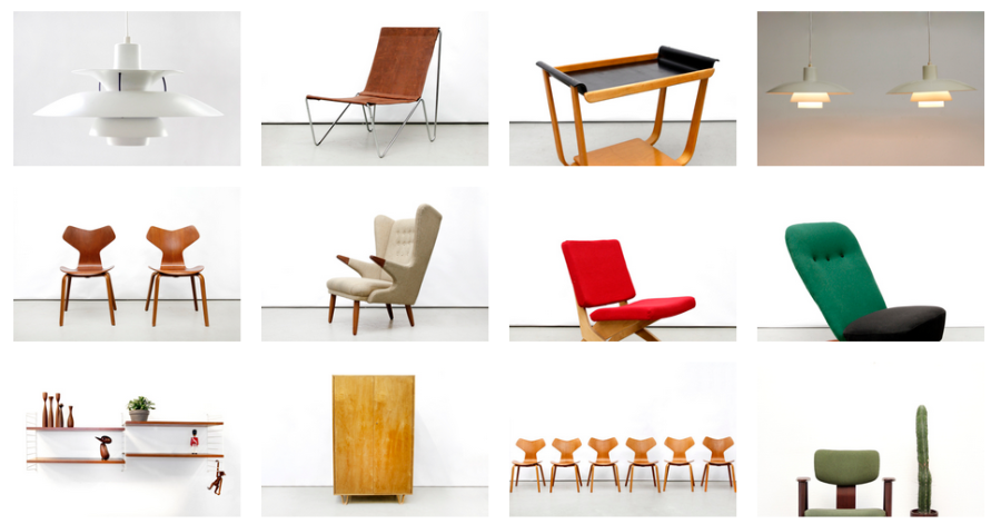 vintage design meubels iconen op www.vanons.eu